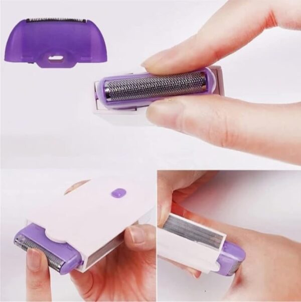 Finishing Touch Hair Remover Rechargeable Instant Painless Facial Body Hair Trimmer Shaver for Men and Women Hair Removal Tool for Face and Body - Image 3