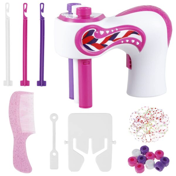 Electric Hair Braiding Machine Hair Beauty Fashion Salon Toy Kit| Educational Toy for Kids | Fun & Learning Toy Set - Image 4