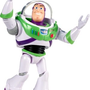 TOY Buzz Action Figure Toy for Kids | Flashing Light & Projection | 360° Rotating Body | Flexible Joints | Interactive Robot Toy | Battery Operated
