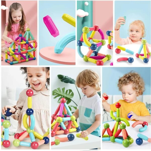 [36 PCS MAGIC MAGNETIC BLOCKS] Educational - Image 5