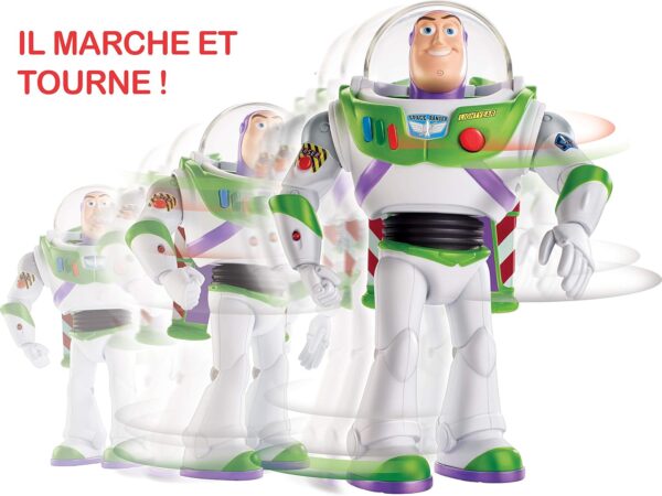 TOY Buzz Action Figure Toy for Kids | Flashing Light & Projection | 360° Rotating Body | Flexible Joints | Interactive Robot Toy | Battery Operated - Image 6