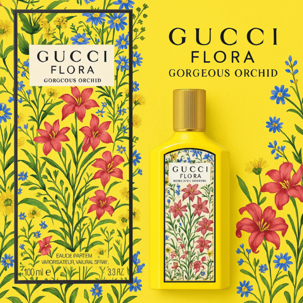 GUCCI Flora Gorgeous Orchid EDP – Luxury Floral Perfume for Women & girls  | 100ml