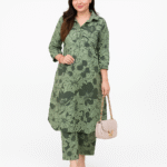 women Pastel Garden Printed Kurta Pant Set