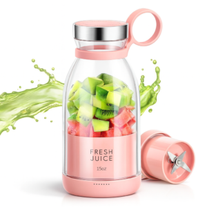 Portable Mini Juicer Blender Bottle | USB Rechargeable Smoothie Maker