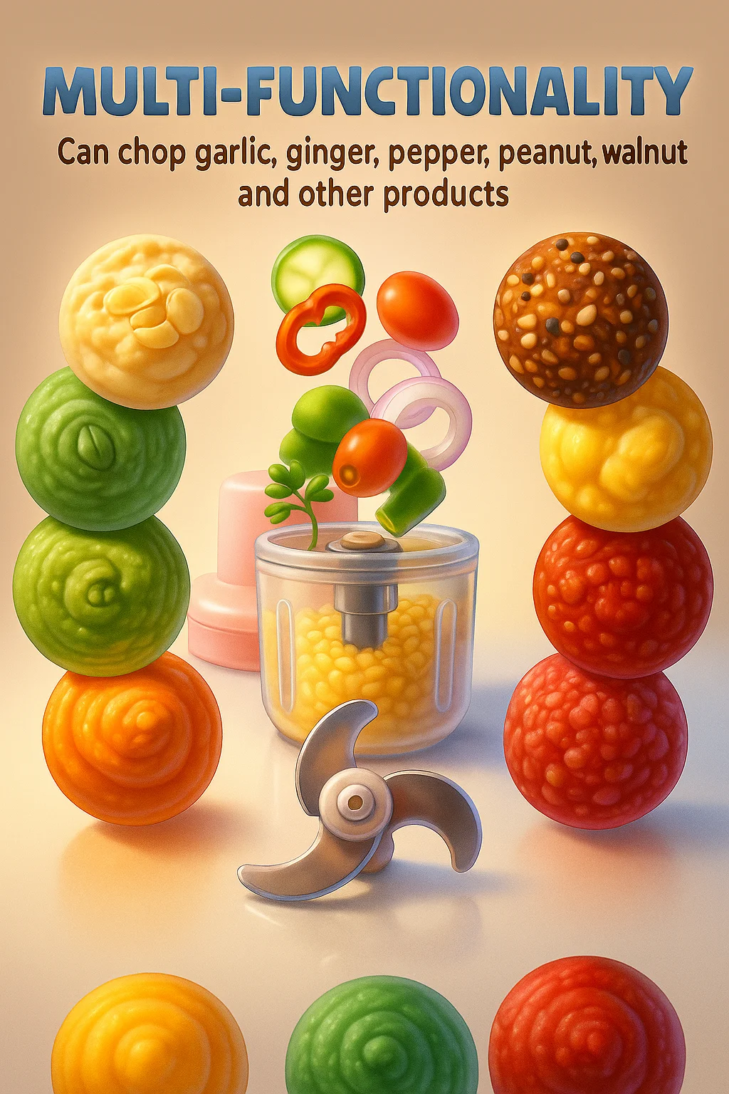 Mini Electric Chopper 2 Mini Electric Chopper - Image 2