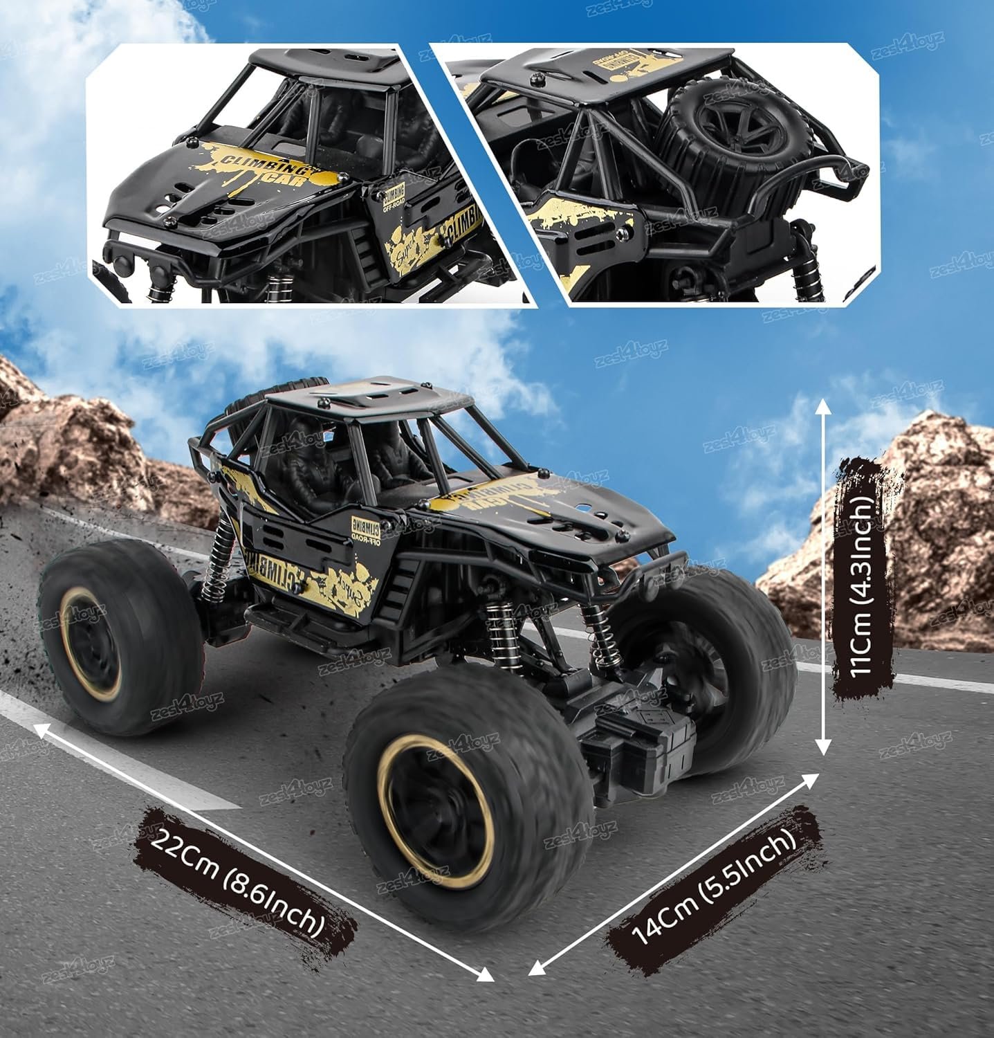 Remote Control Car for Kids Rock Crawler 3 Remote Control Car for Kids Rock Crawler - Image 3