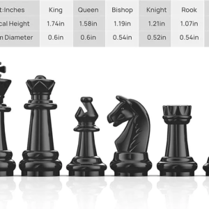 Magnetic Foldable Chess Set: