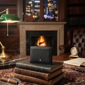 premium men's leather wallet
