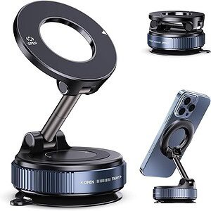K007 Vaccum Magnetic Phones Holder  For iPhone And Android Both