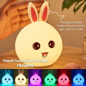 Silicone Rabbit Night Light