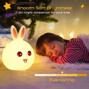 Silicone Rabbit Night Light