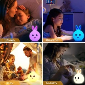 Silicone Rabbit Night Light