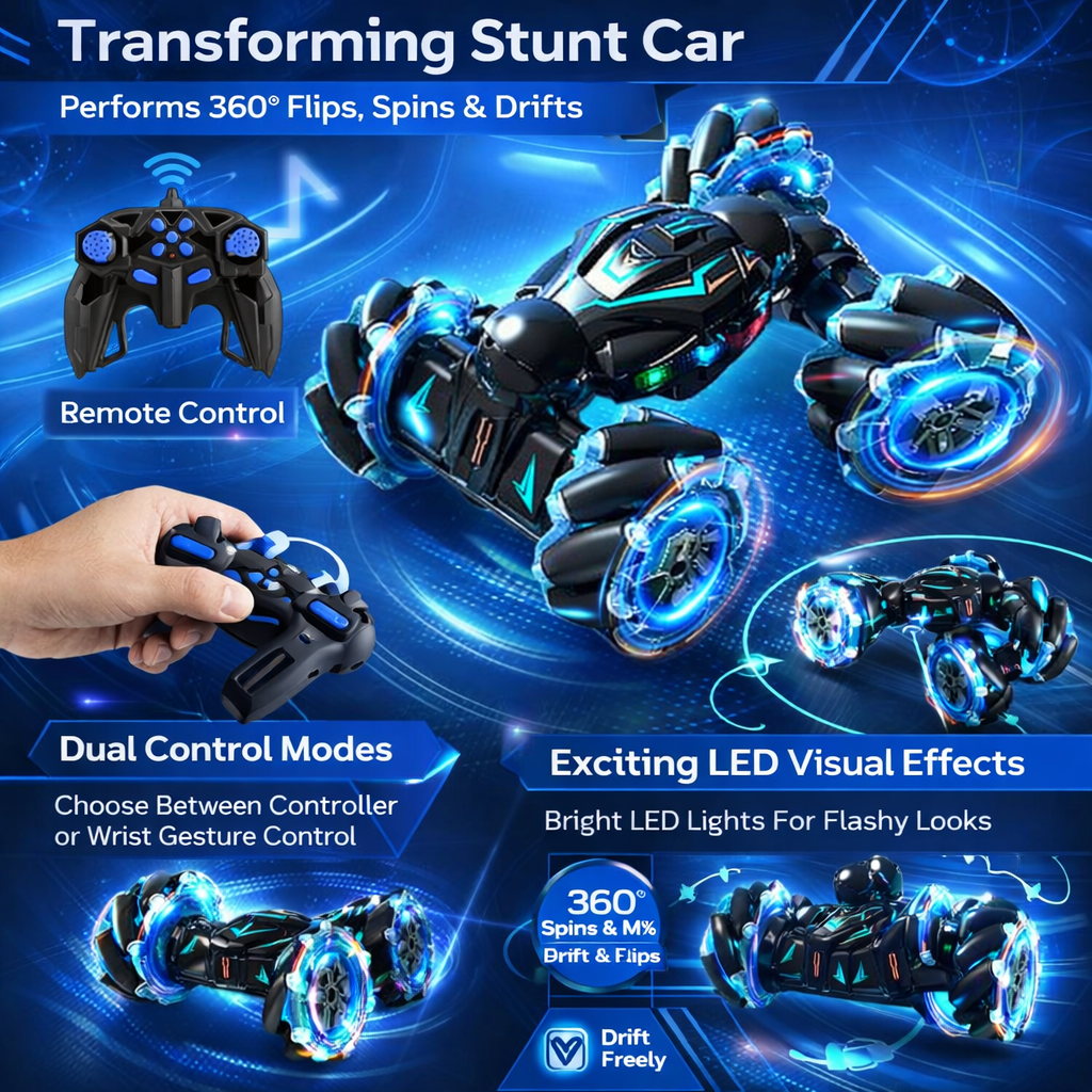 Gesture Control Stunt Car