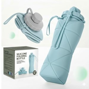 Foldable Silicone Water Bottle 600ml