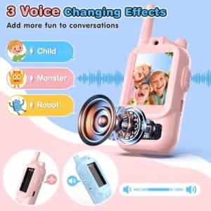 Walkie Talkies for Kids, 2 Pack Facetimes