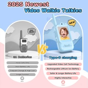 Walkie Talkies for Kids, 2 Pack Facetimes