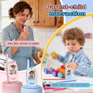 Walkie Talkies for Kids, 2 Pack Facetimes
