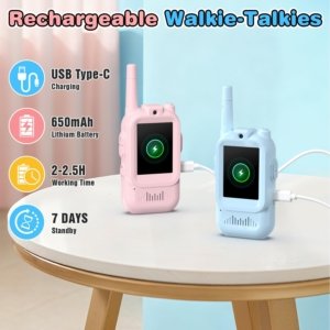 Walkie Talkies for Kids, 2 Pack Facetimes