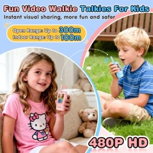 Walkie Talkies for Kids, 2 Pack Facetimes