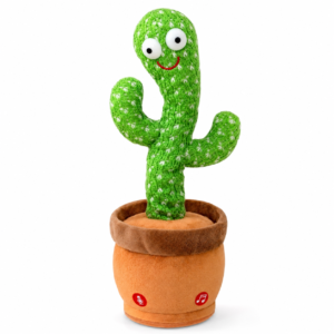 Dancing Cactus Toy – Talking, Singing & Recording Plush Electronic Toy for Kids (Age 1–10 Years)