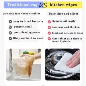 Kitchen Cleaning Wet Wipes – 80 PCS