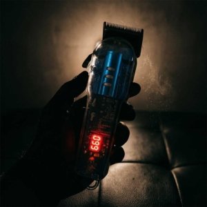 Professional Hair Clipper & Beard Trimmer Kit | Cordless T-Blade Hair Cutting Machine with LED Display