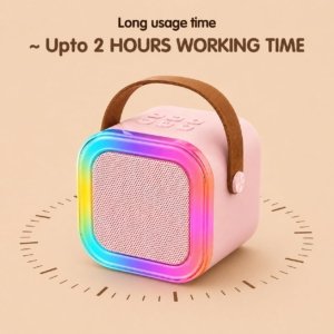 RGB Portable Bluetooth Speaker | Wireless HD Sound Speaker with LED Lights & Long Battery Life