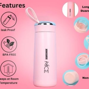 Premium Stainless Steel Vacuum Insulated Water Bottle | Leakproof Hot & Cold Flask