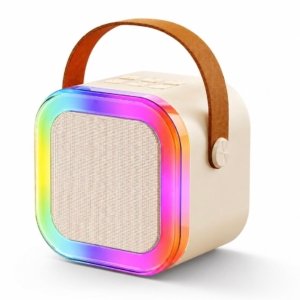 RGB Portable Bluetooth Speaker | Wireless HD Sound Speaker with LED Lights & Long Battery Life (Multi Colour)