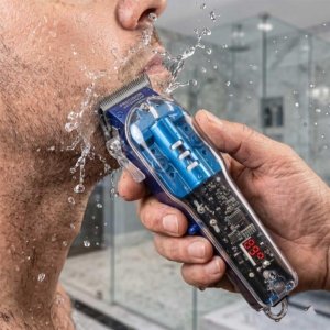 Professional Hair Clipper & Beard Trimmer Kit | Cordless T-Blade Hair Cutting Machine with LED Display