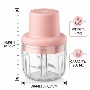 Mini Electric Chopper | Compact Food Processor for Quick & Easy Chopping