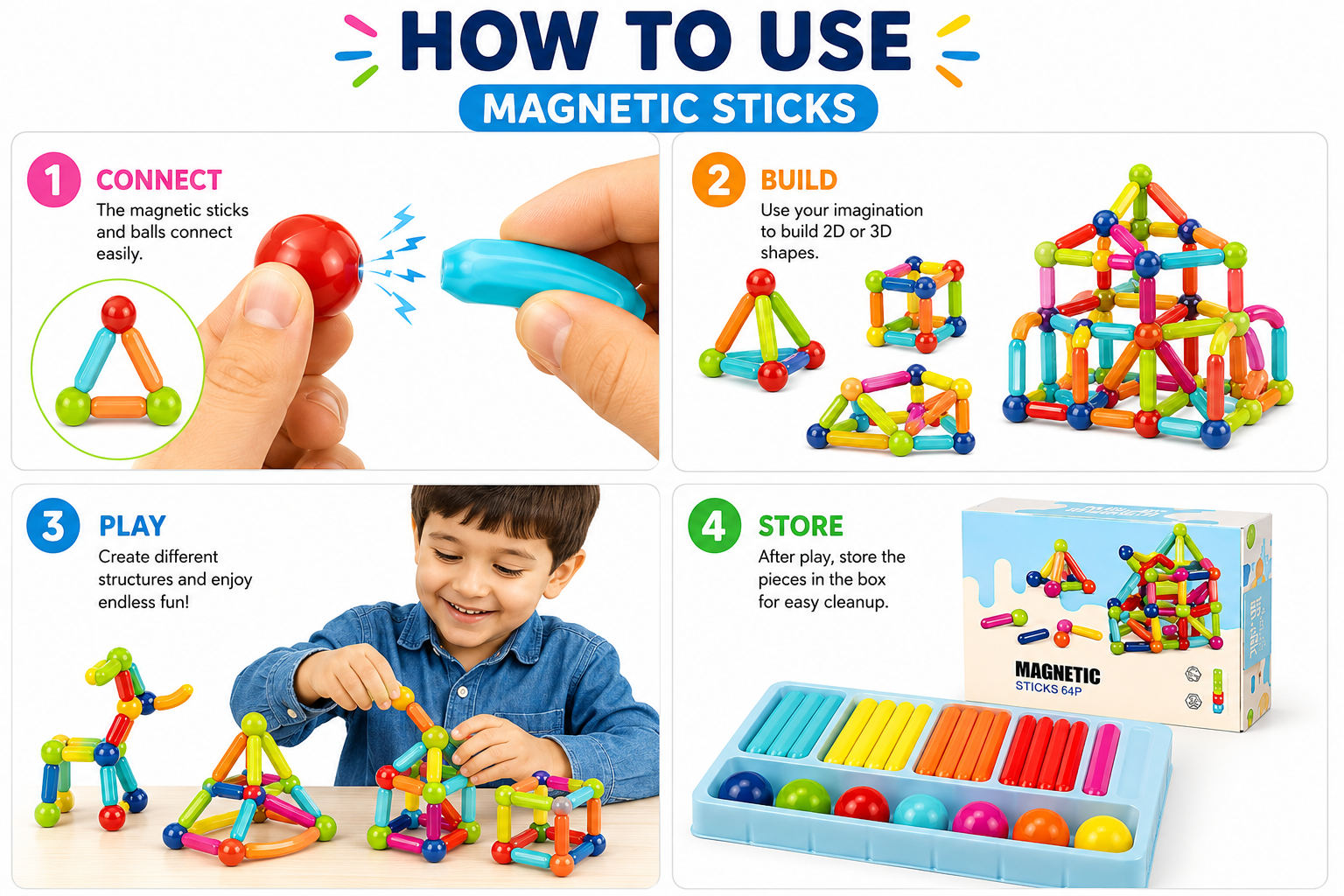 #MagneticSticks, #MagneticBuildingSet, #MagneticToys, #BuildingToys, #EducationalToys, #KidsToys, #CreativeToys, #STEMToys, #LearningToys, #ConstructionToys, #KidsActivities, #CreativeLearning, #BrainDevelopment, #KidsGift, #EducationalGames, #ToyForKids, #TrendingToys, #BestKidsToys, #FunLearning, #OnlineShopping