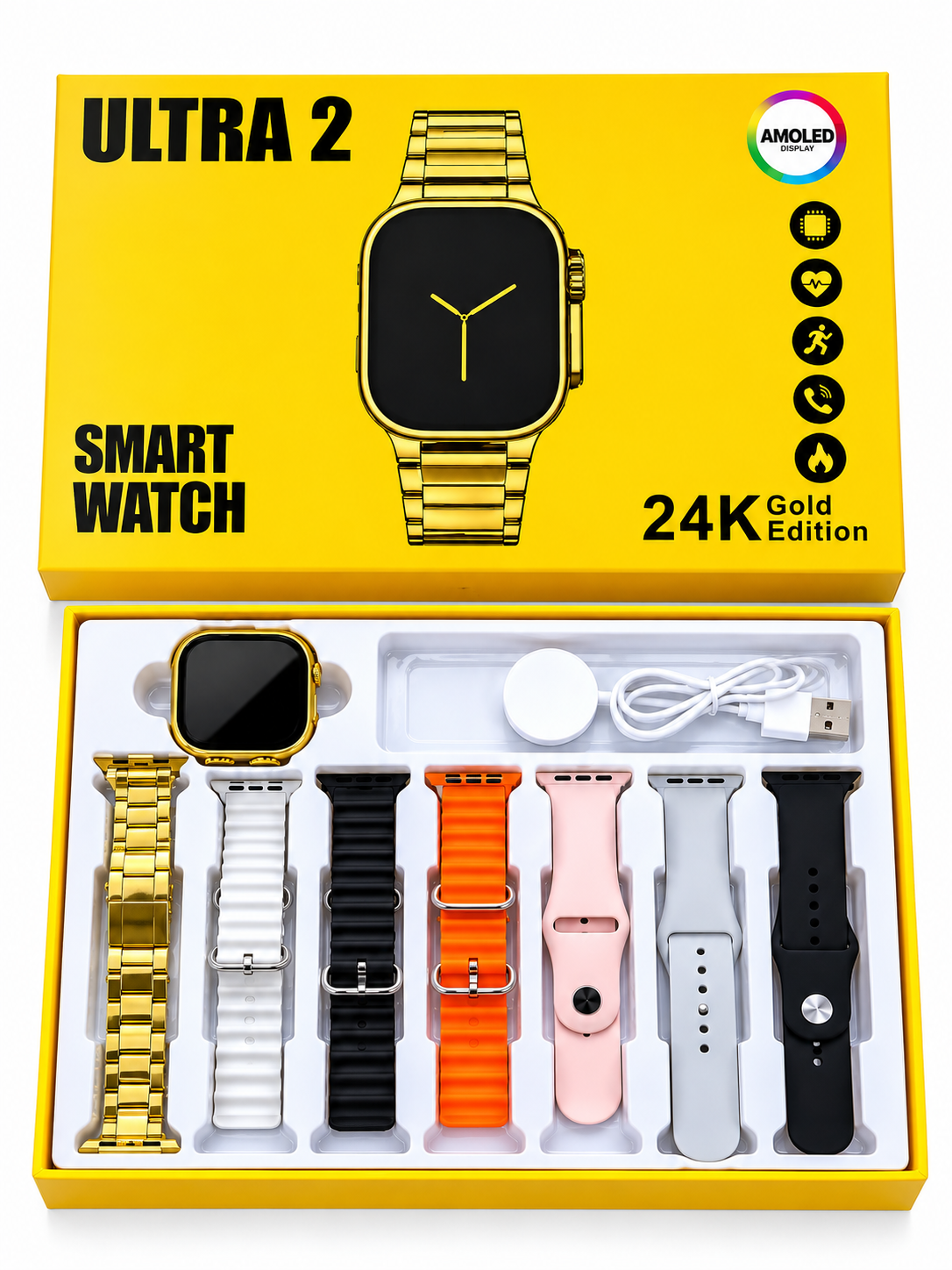 Ultra2 24K Gold Edition Smartwatch! ⌚✨